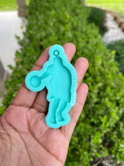 Basketball Player Keychain Mold - Mold for Resin - Basketball Mold - NBA Player Mold - Keychain mold - Silicone Mold for Epoxy Resin - Art By Suleny Craft Store LLC