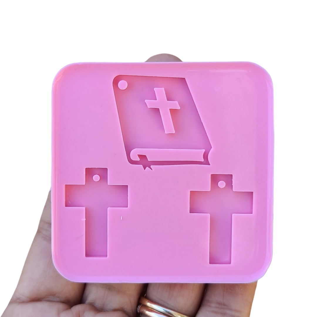 Bible Silicone Mold Religious Mold for Epoxy Resin Earrings