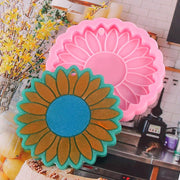 Sunflower Keychain Mold for Resin / Silcone Mold for Craft Resin DIY CLEARENCE - Art By Suleny Craft Store LLC