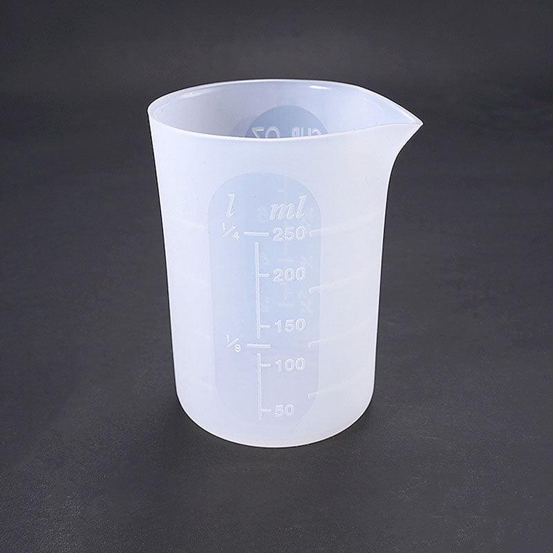Silicone Measuring Cup / Silicone Cup / Resin Mixing Cup / DIY Epoxy Resin Art 100, 250, 350ml - Art By Suleny Craft Store LLC