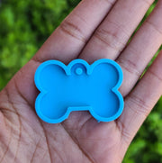 Dog Tag Mold / Cat Tag Mold / Silicone Molds for Resin / Animals Molds
