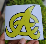 Aguilas Cibaenas Vynil Car Sticker Dominican Baseball Stickers Bumpers Stickers Aguilas Cibaeñas - Art By Suleny Craft Store LLC