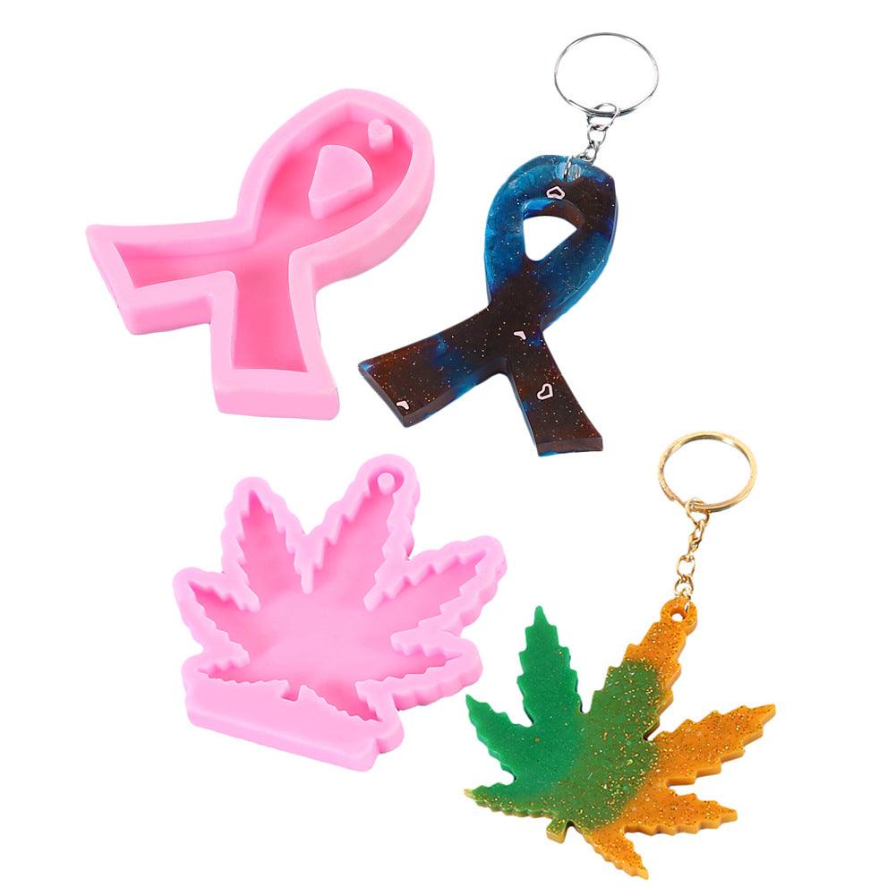 Weed Leaf Mold / Astray Silicone Mold for Keychain / Marihuana Weed Mold / Mold for Resin