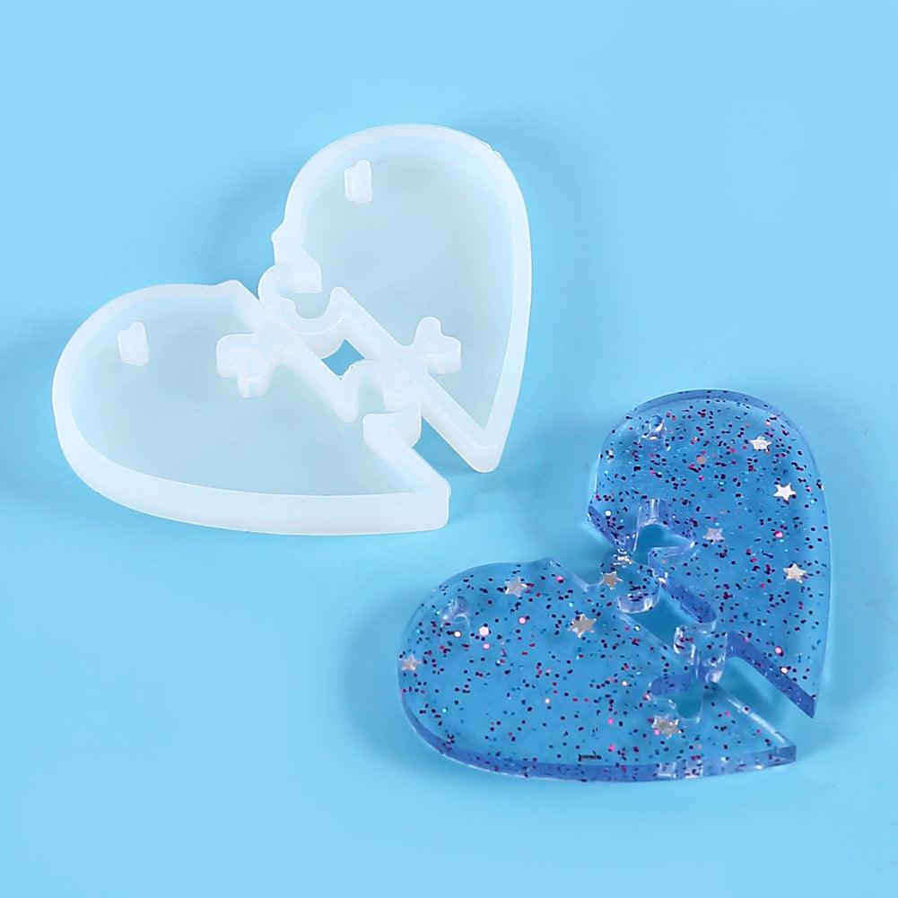 Heart Locks for Lover Mold / Couples Pendant Mold / Hear Mold for Jewelry / Love Mold