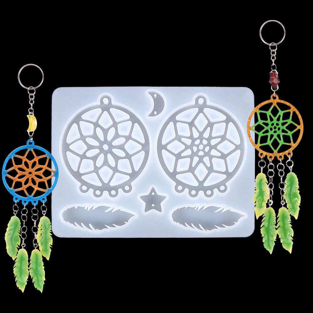 Dream Catcher Keychain Mold for Resin / Silcone Mold for Craft Resin DIY