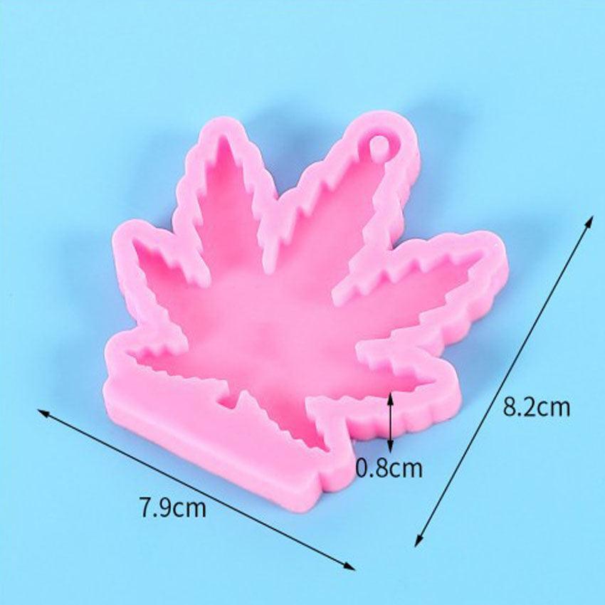 Weed Leaf Mold / Astray Silicone Mold for Keychain / Marihuana Weed Mold / Mold for Resin