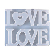 Double LOVE Sign Mold -Love Sigb Mold for Resin -Signboard  Resin Silicone Mold - Mold for Home Decoration - Sign Mold for Epoxy Resin