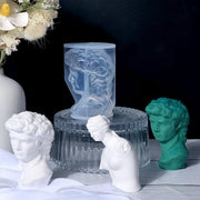 2PCS 3D Sculpture David Venus Candles Mold / Resin Candle Mold / Soap Mold / DIY Epoxy Resin Art / Single Mold - Art By Suleny Craft Store LLC