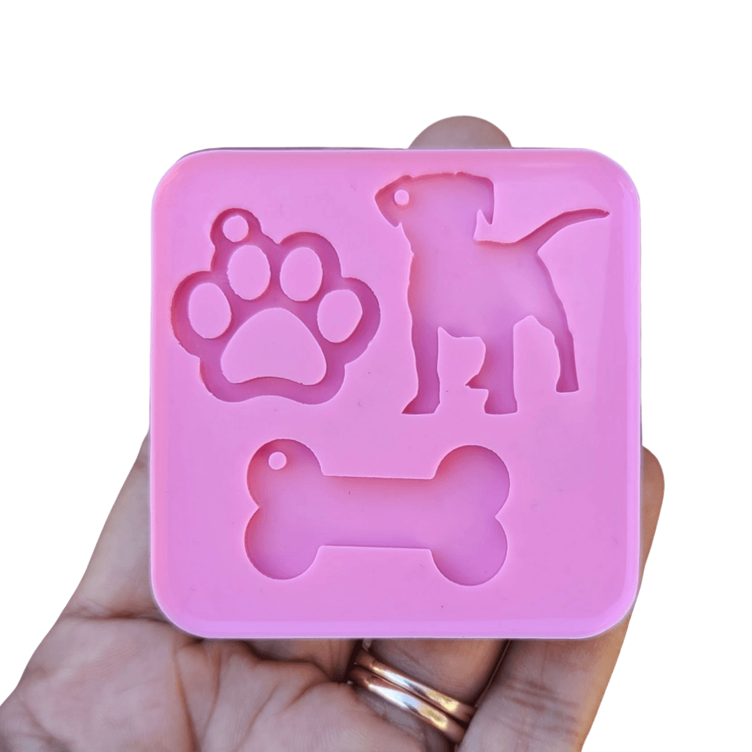 Dog Silicone Mold - Paw Silicone Mold - Bone Silicone Mold - Pets Mold - Molds for Resin - Dog Tag Mold