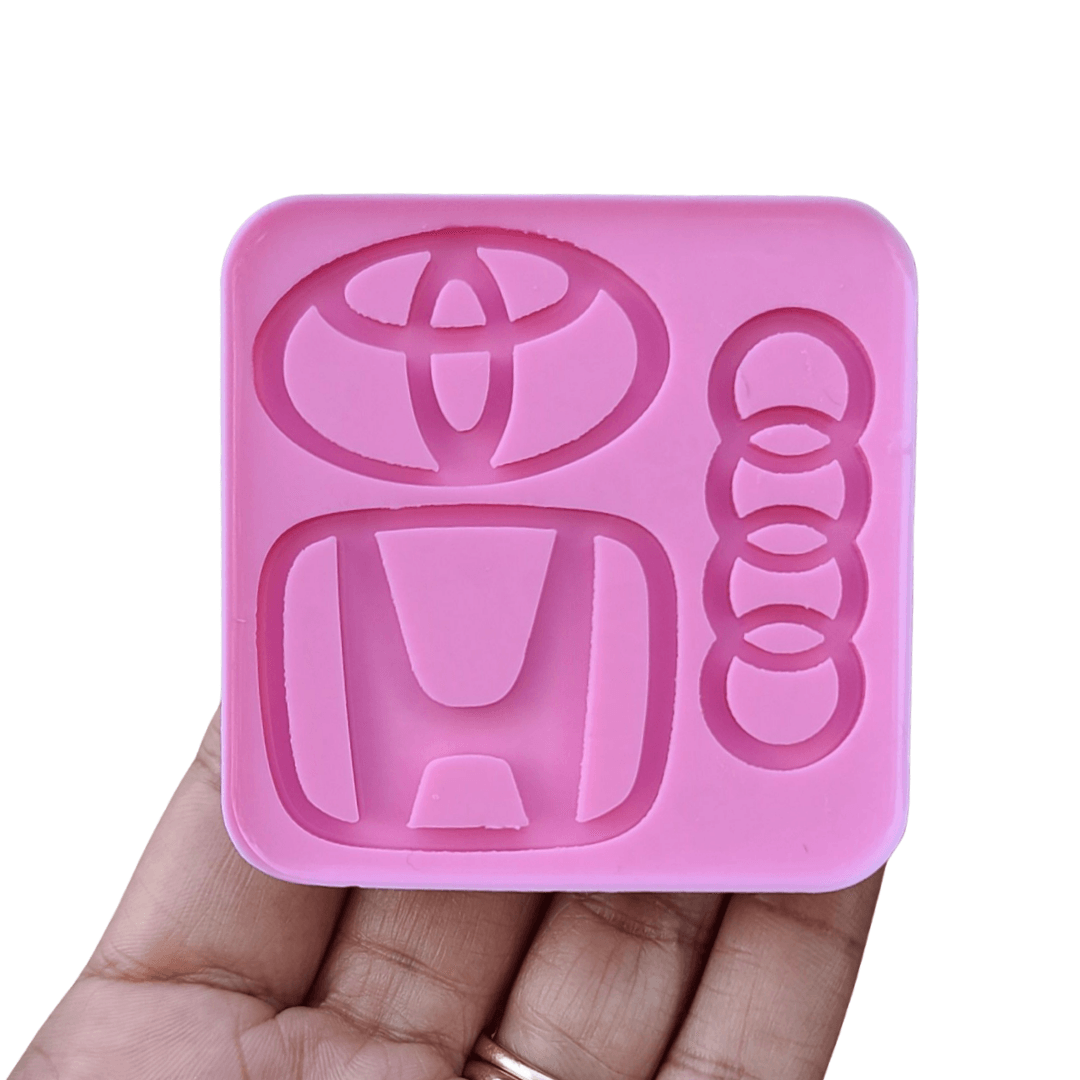 Car Symbol Molds for Resin - Car Emblem Mold - Mold for Resin - Car Mold for Epoxy Resin - Mold for Keychain