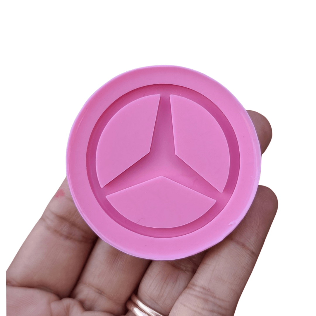 Silicone molds - Molds for Key Chains - Symbols Car - Mercedes Car Keychain - Brands Car Silicone Mold - Car Emblem Mold