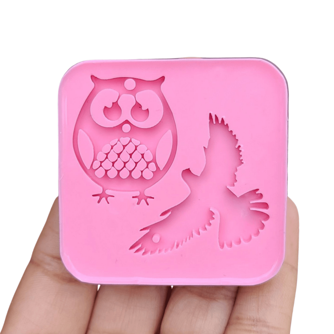 Owl Silicone Mold - Dove Silicone Mold 