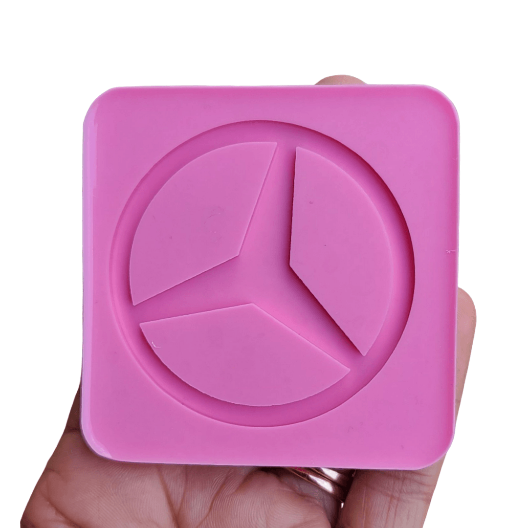 Car Silicone Mold - Mold For Keychain - Resin Mold - Car Symbols Molds - Mercedes Car Emblem Molds - Car Brand Molds - Molds for Resin
