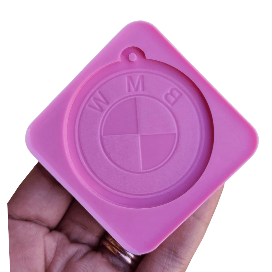 Silicone Mold for Keychain - Car Symbols Mold - Car Brands Molds for Keychain - BMW Molds for Resin - Car Emblem Mold